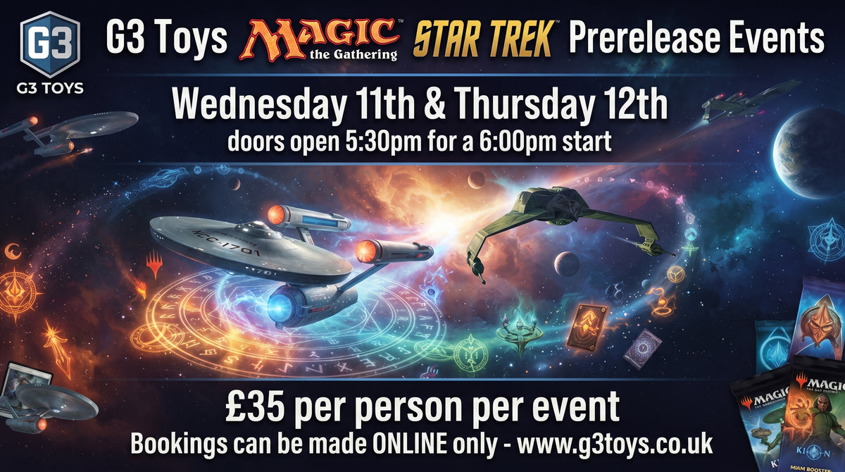 G3 Toys Magic the Gathering Star Trek Prerelease Events