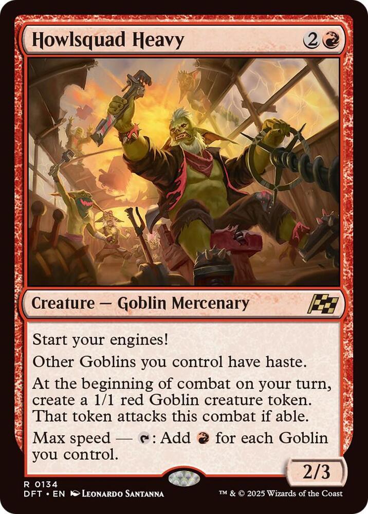 Magic the Gathering Howlsquad Heavy (DFT 0134) Foil