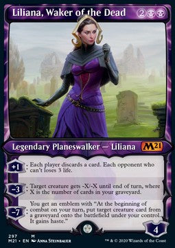 Magic the Gathering Liliana, Waker of the Dead (M21 297)