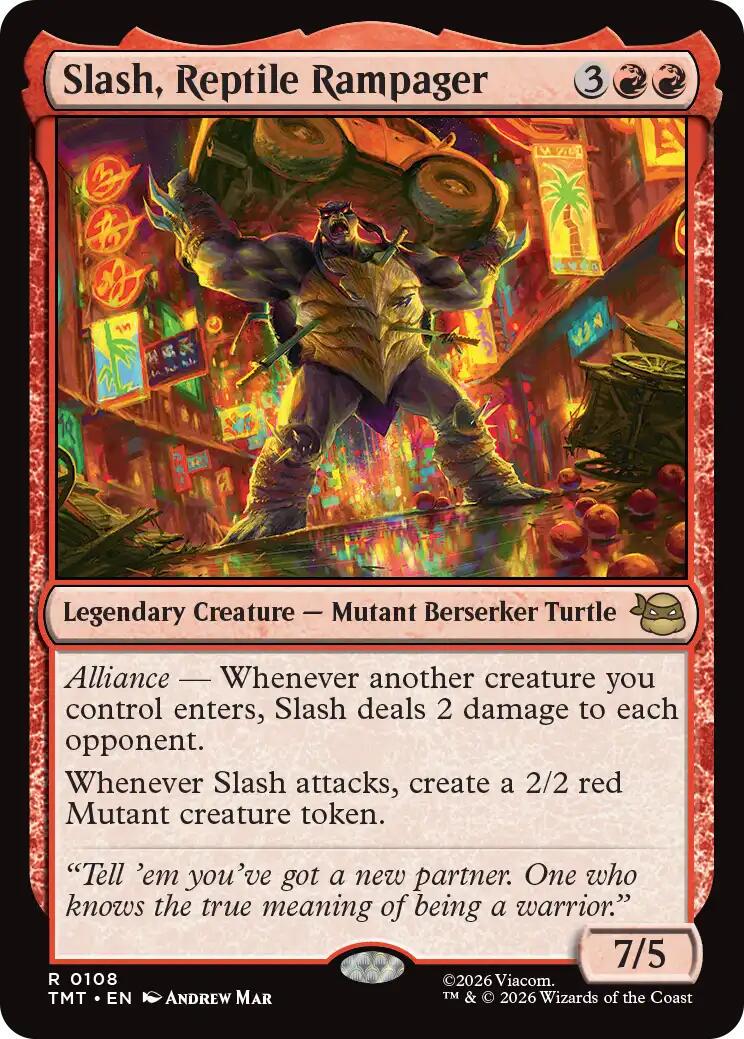 Magic the Gathering Slash, Reptile Rampager (TMT 0108)