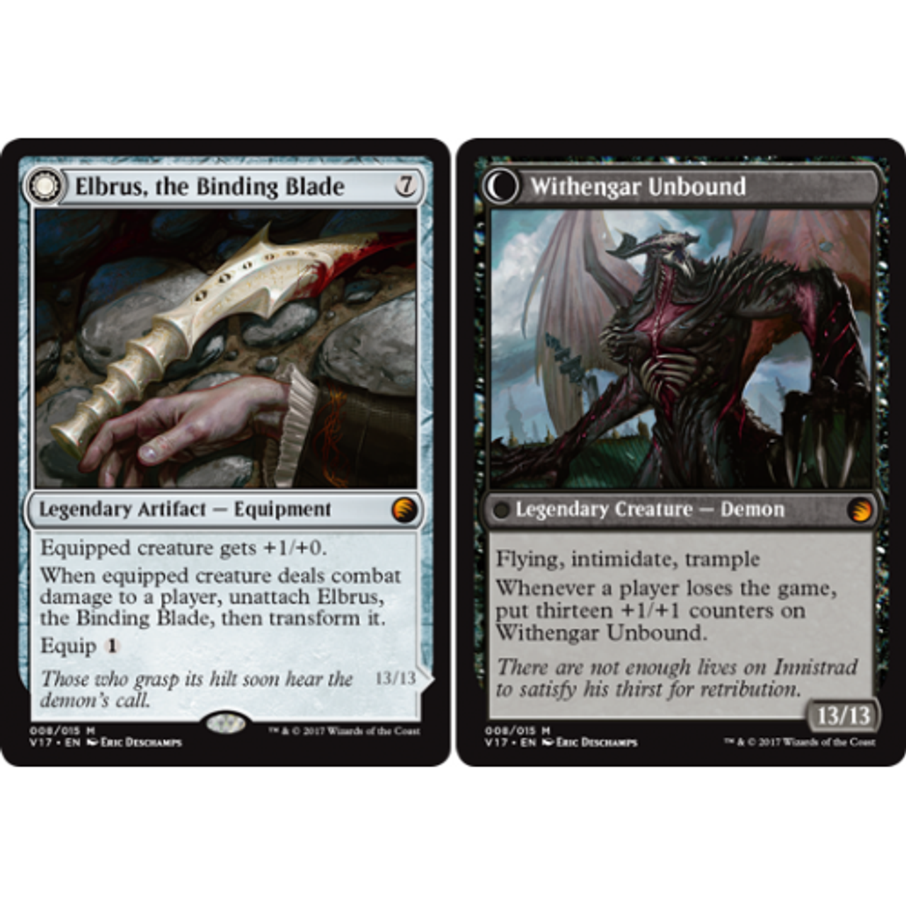 Magic the Gathering Elbrus, The Binding Blade #008 V17 (Holo)