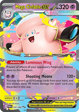 Pokemon TCG Mega Clefable ex (POR 031)