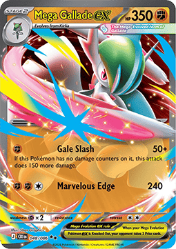 Pokemon TCG Mega Gallade ex (CRI 048)