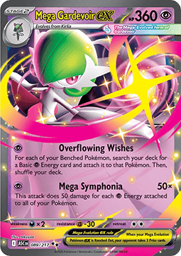 Pokemon TCG Mega Gardevoir ex (ASC 089)