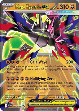 Pokemon TCG Mega Zygarde ex (POR 047)