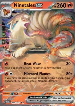 Pokemon TCG Ninetales ex (MEW 038)