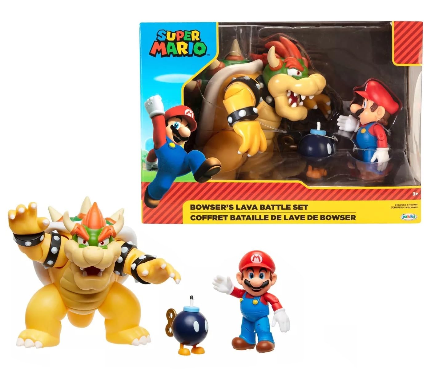 Nintendo Mario vs Bowser Diorama Set