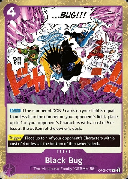 One Piece TCG – Black Bug – OP06-077