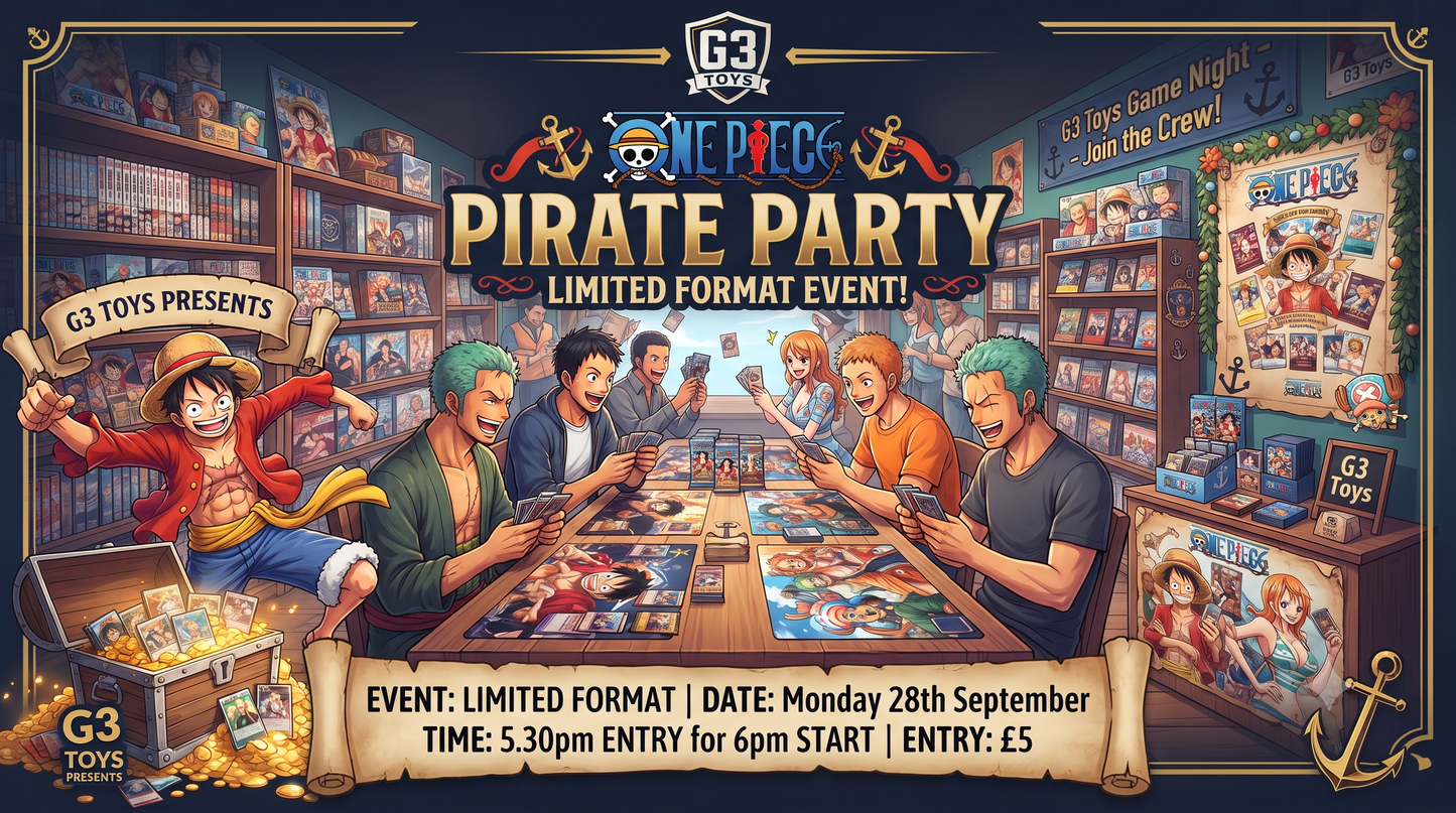 One Piece TCG Pirates Party Limited Deck Battle Format