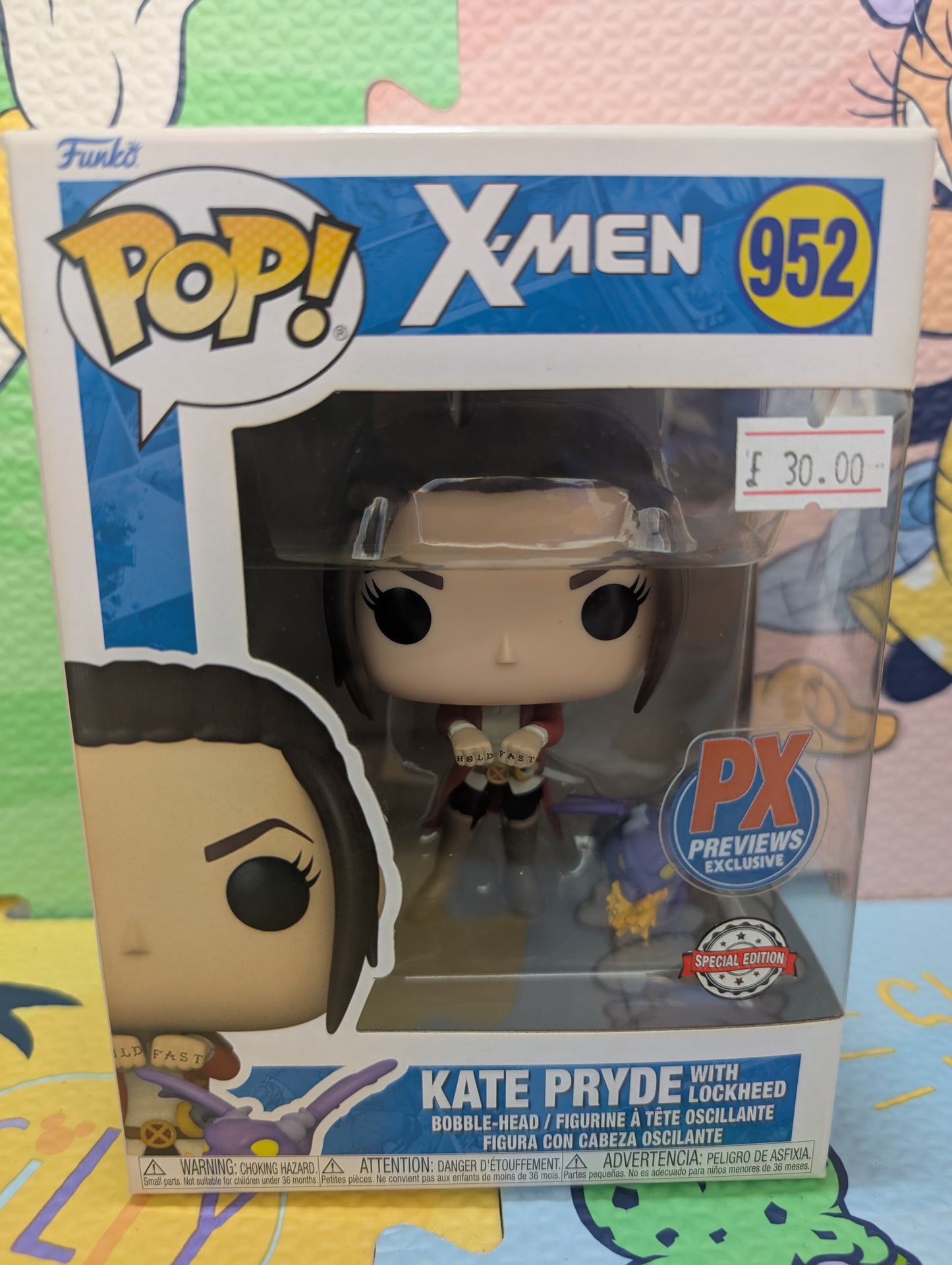 Funko Pop! Marvel Kate Pryde with Lockheed PX Previews Exclusive (Pre-Owned)