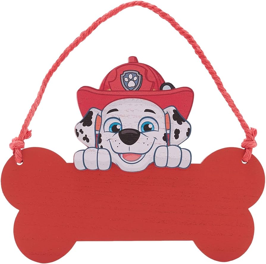 Paw Patrol Hanging Plaque - Marshall
