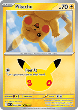 Pokemon TCG Pikachu (30C 026)