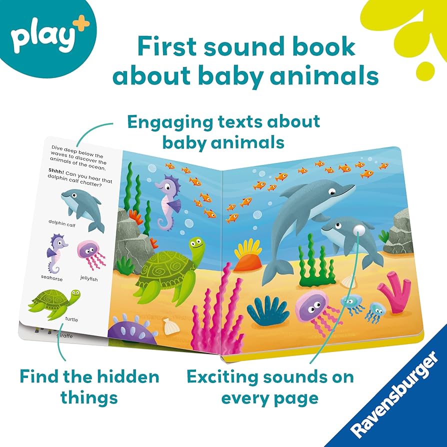 Play+ Who's There Baby Animals Book