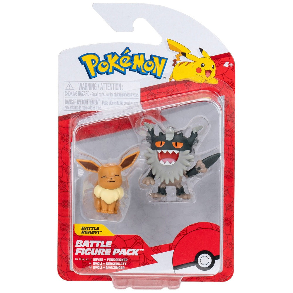 Pokemon Battle Figure Pack - Eevee & Perrserker
