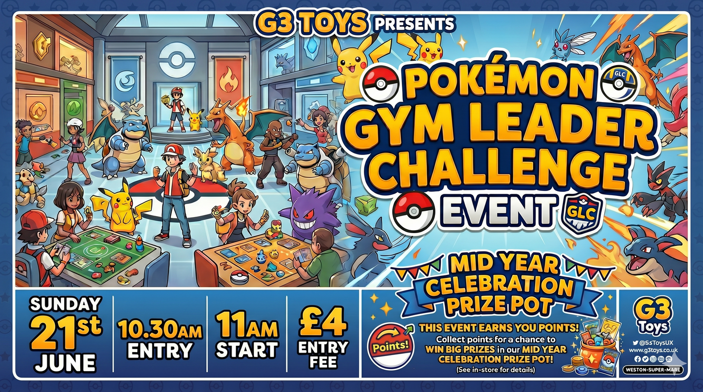 G3 Toys Gym Leader Challenge - 21.06.2026