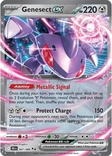 Pokemon TCG - Genesect EX - 067/086