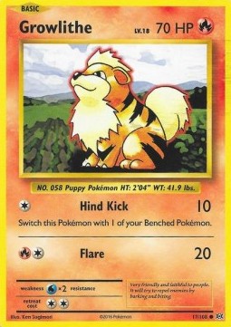Pokemon TCG - Growlithe (EVO 17)
