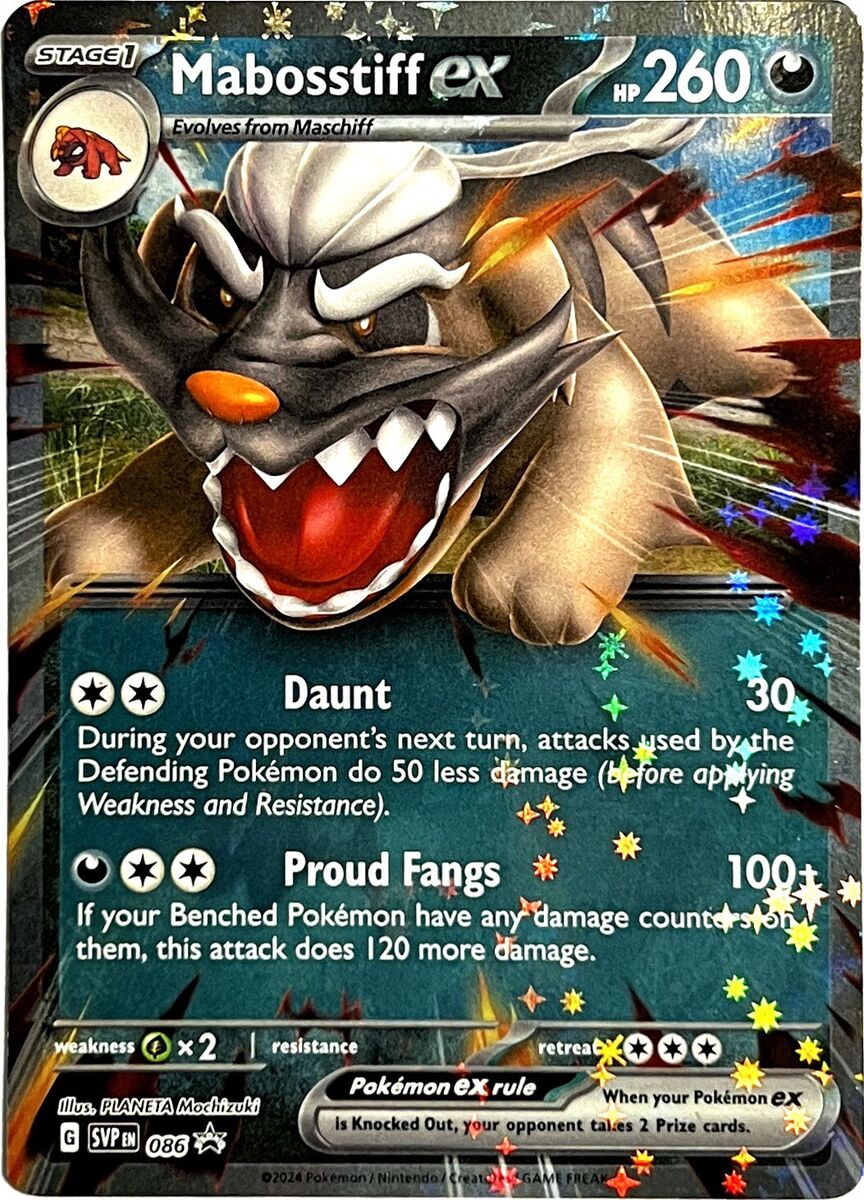 Pokémon TCG Mabosstiff ex (SVP 086)