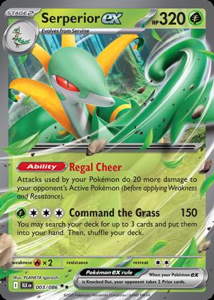 Pokémon TCG Serperior ex (BLK 003)