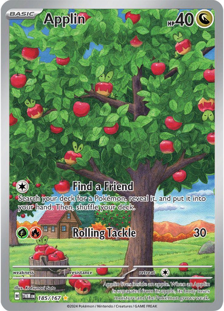 Pokemon TCG Applin (TWM 185)