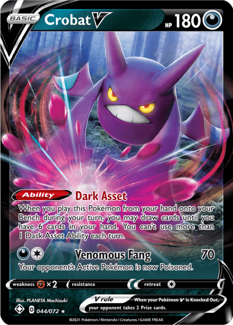 Pokemon TCG Crobat V (SHF 44)
