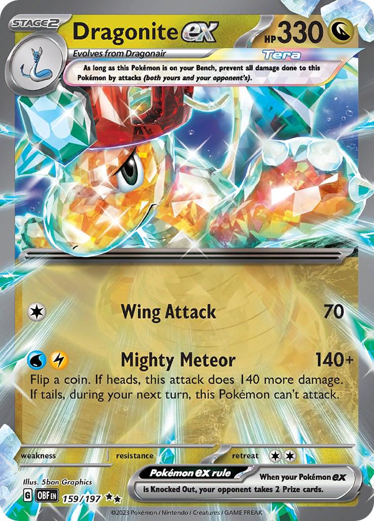 Pokemon TCG Dragonite ex (OBF 159)