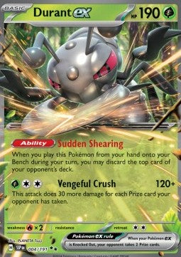 Pokemon TCG Durant ex (SSP 004)