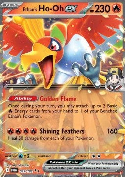 Pokemon TCG Ethan's Ho-Oh ex (DRI 039)