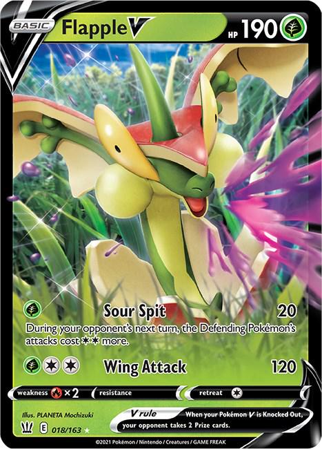 Pokemon TCG Flapple V (BST 18)