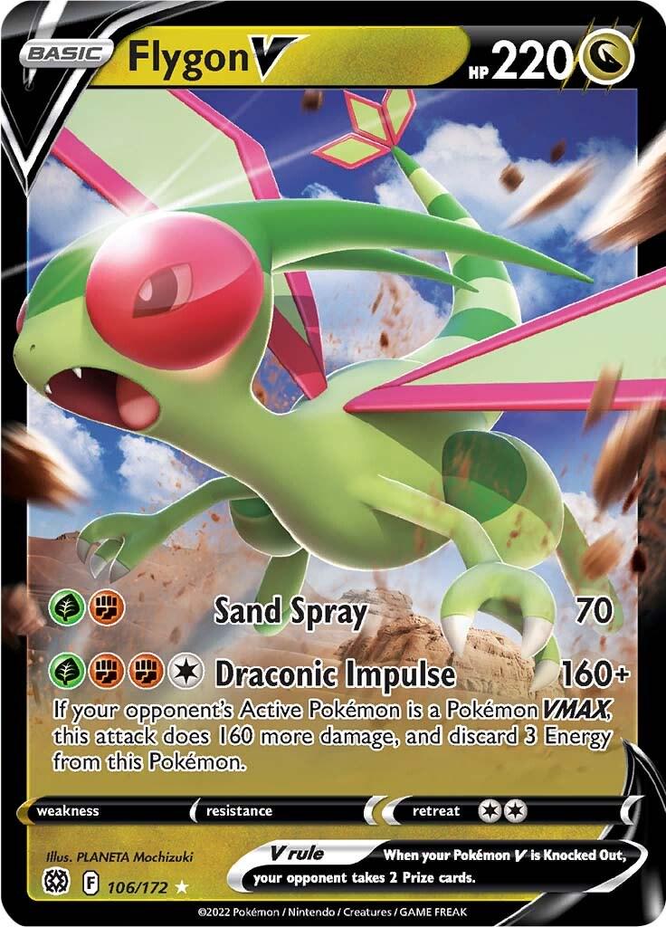 Pokemon TCG Flygon V (BRS 106)