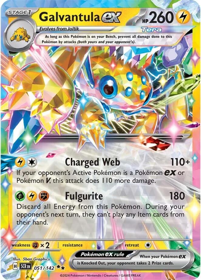 Pokemon TCG Galvantula ex (SCR 051)