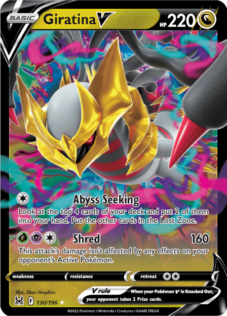 Pokemon TCG Giratina V (LOR 130)