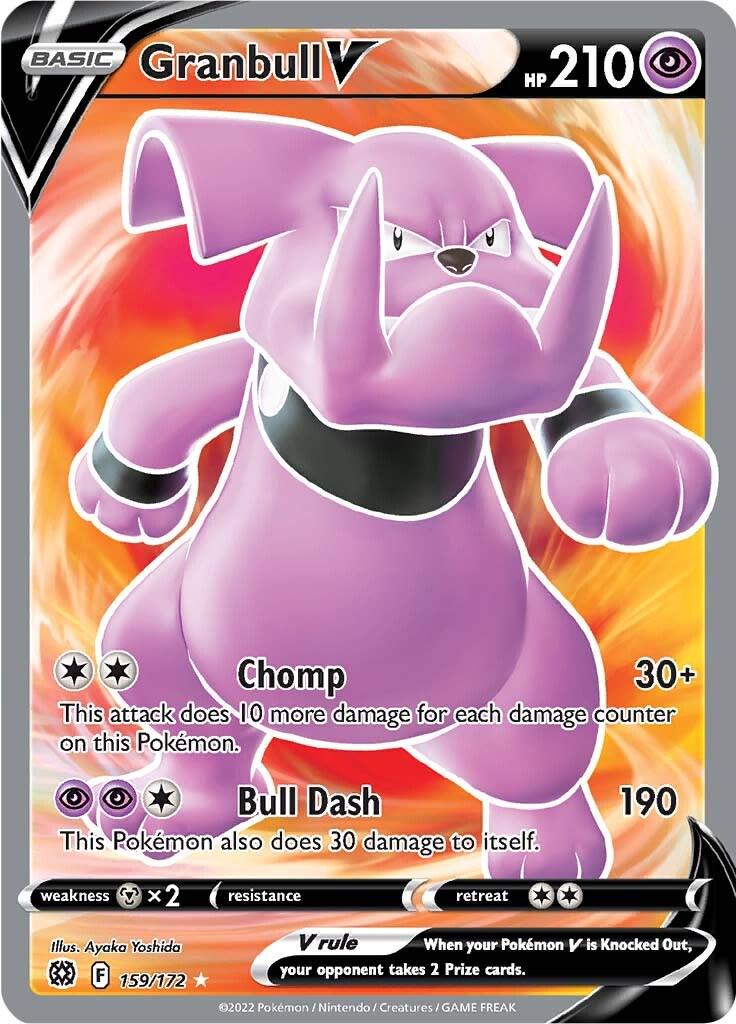Pokemon TCG Granbull V (BRS 159)