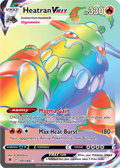 Pokemon TCG Heatran VMAX (ASR 191)