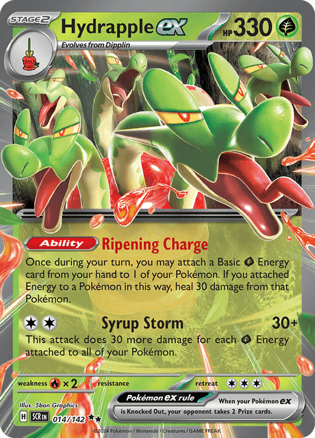 Pokemon TCG Hydrapple EX (SCR 014)