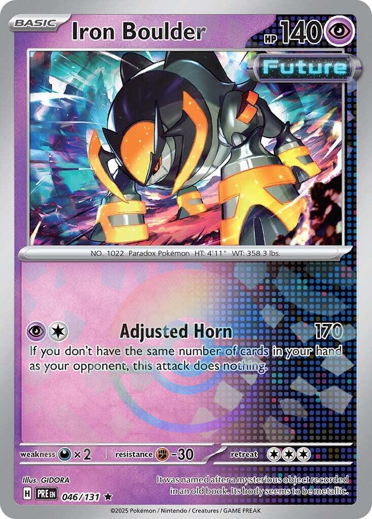 Pokémon TCG Iron Boulder (xPRE 046)