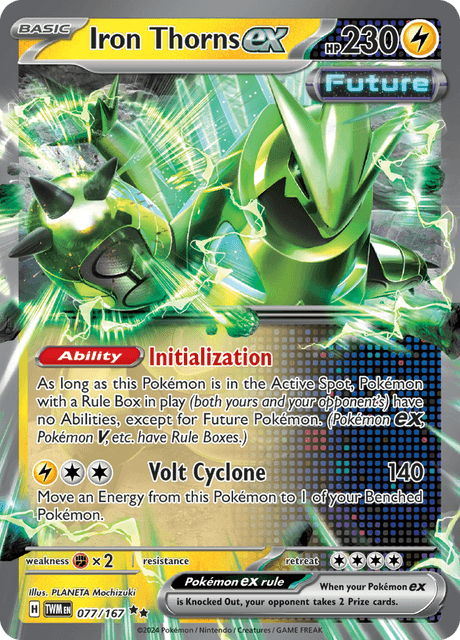 Pokemon TCG Iron Thorns EX (TWM 077)