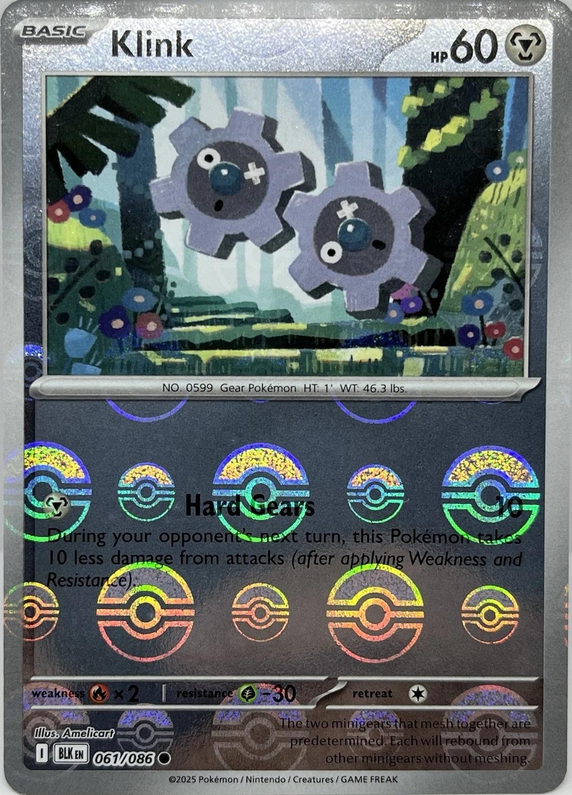 Pokémon TCG Klink (xBLK 061)