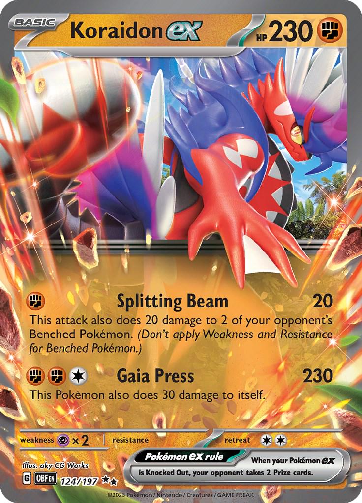 Pokemon TCG Koraidon ex (OBF 124)