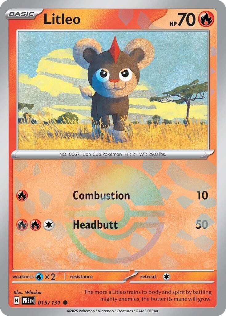 Pokémon TCG Litleo (xPRE 015)