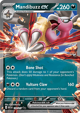 Pokemon TCG Mandibuzz ex (ASC 139)