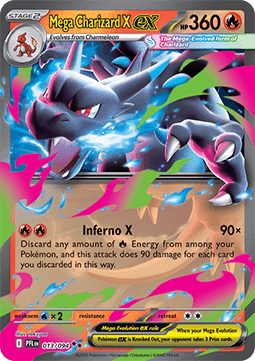 Pokemon TCG Mega Charizard X ex (PFL 013)
