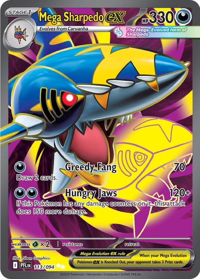Pokémon TCG Mega Sharpedo ex (PFL 113)