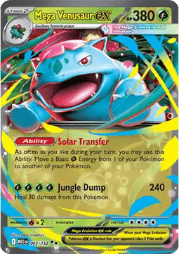 Pokemon TCG Mega Venusaur ex (MEG 003)