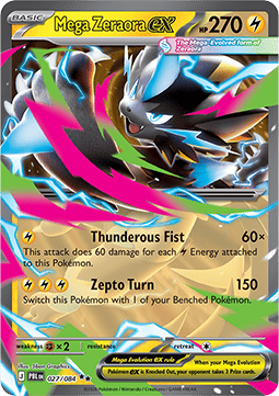 Pokemon TCG Mega Zeraora ex (PBL 027)