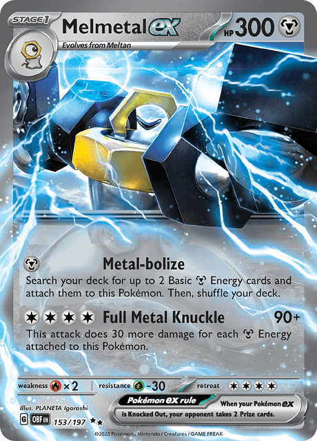 Pokemon TCG Melmetal EX (OBF 153)