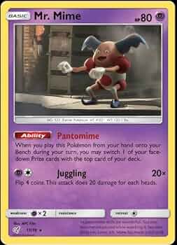 Pokemon TCG Mr Mime (DET 11)