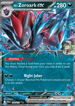 Pokemon TCG N's Zoroark ex (JTG 098)
