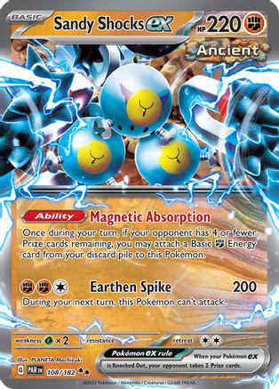 Pokemon TCG Sandy Shocks ex (PAR 108)