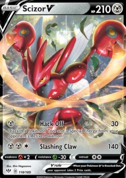 Pokemon TCG Scizor V (DAA 118)